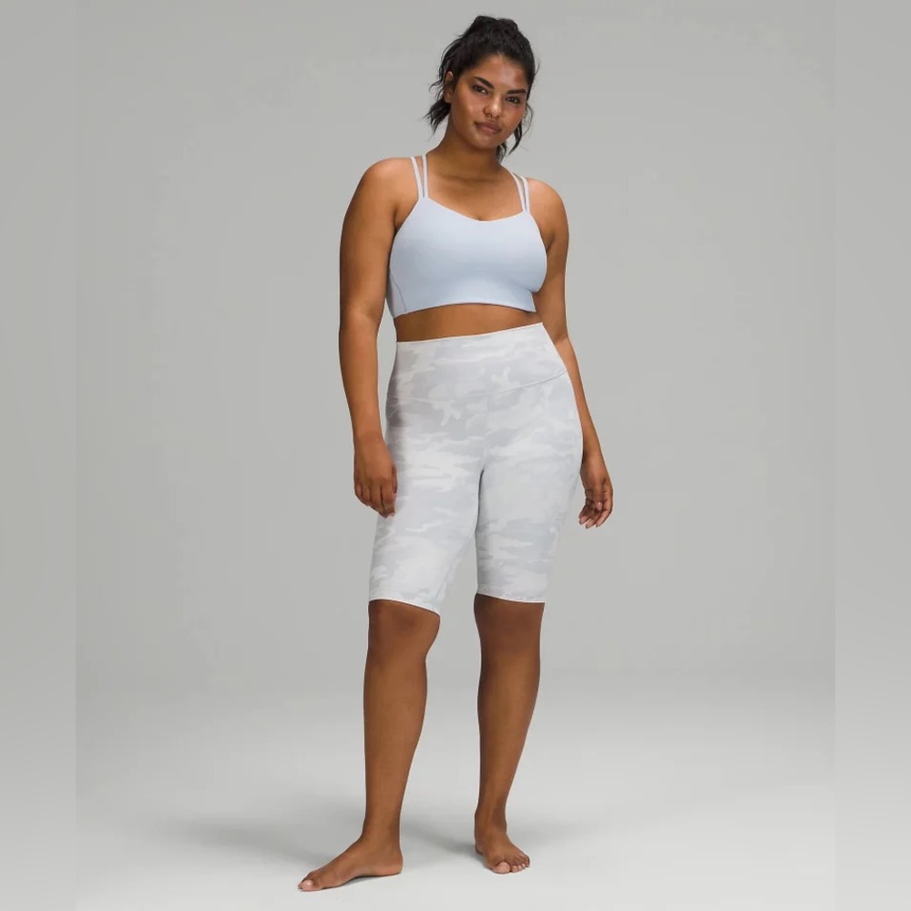 Lululemon Wunder Under HR 10” Jacquard PTMN Gray White Camo